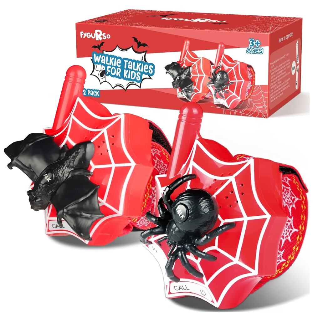 Spider Bat Toy Kids Walkie Talkies 2 pack